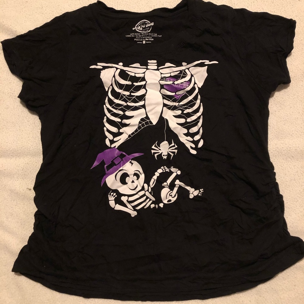 Maternity Halloween shirt
